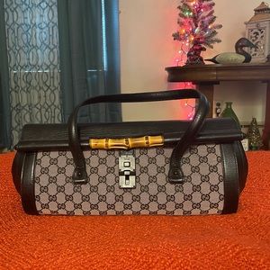 Gucci Barrel Bag. Absolutely gorgeous in excellent used condition.